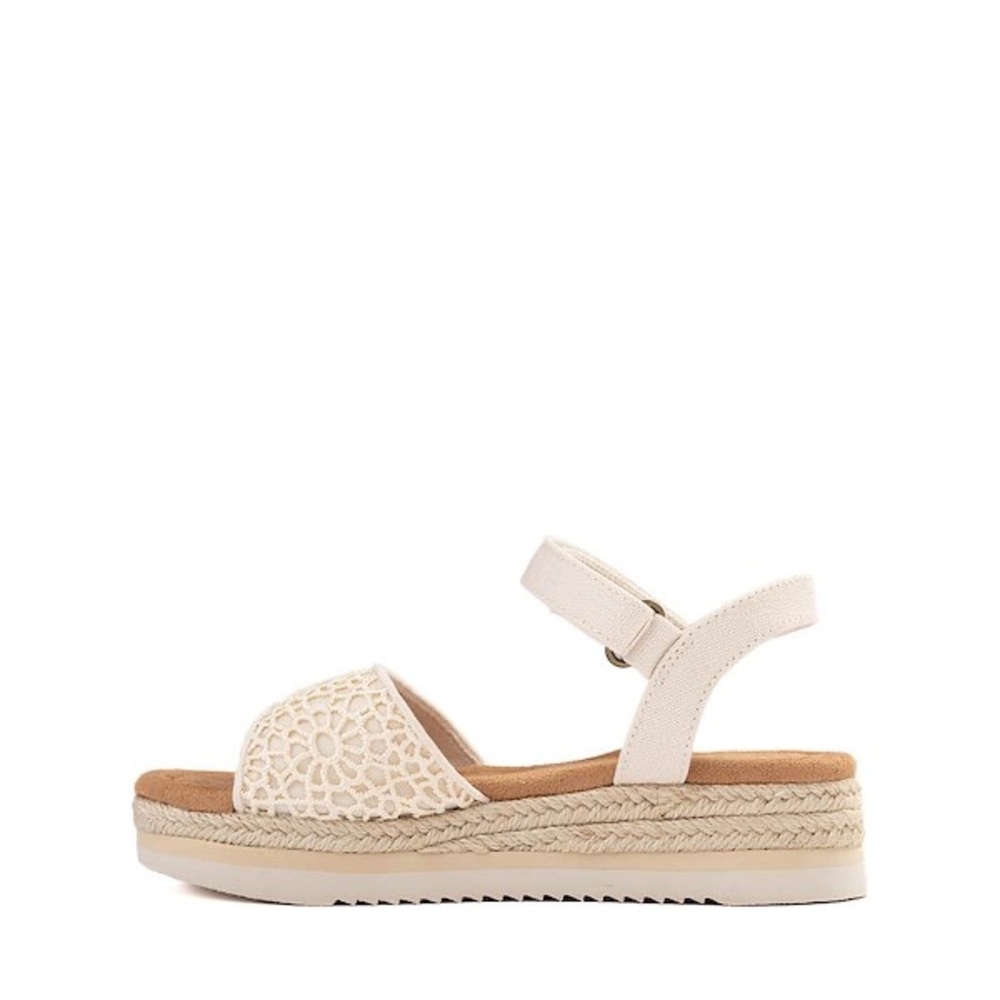 Toms Cream Crochet Espadrille Sandals - Picture 5 of 9